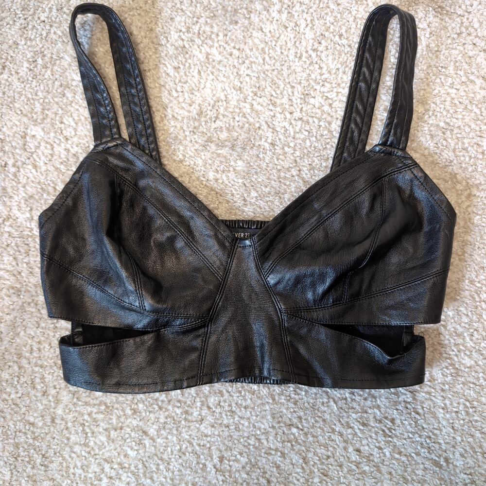 Y2K Black Gothic Bralette Top
